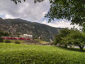 Foto: Brusio, Puschlav, Graubünden, Schweiz
