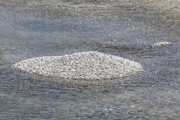 Das Kieswerk Cambrena der Costa AG auf dem Berninapass im Oberengadin in Graubünden