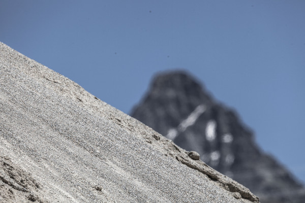 Das Kieswerk Cambrena der Costa AG auf dem Berninapass im Oberengadin in Graubünden