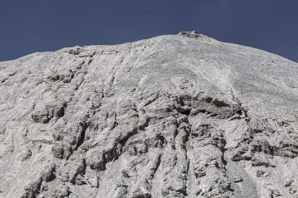 Das Kieswerk Cambrena der Costa AG auf dem Berninapass im Oberengadin in Graubünden