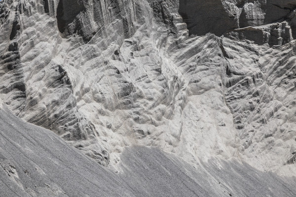 Das Kieswerk Cambrena der Costa AG auf dem Berninapass im Oberengadin in Graubünden