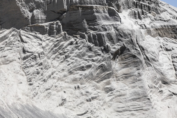 Das Kieswerk Cambrena der Costa AG auf dem Berninapass im Oberengadin in Graubünden