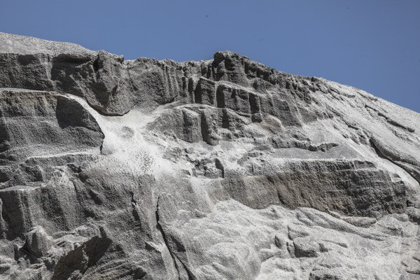 Das Kieswerk Cambrena der Costa AG auf dem Berninapass im Oberengadin in Graubünden