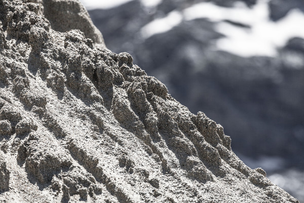 Das Kieswerk Cambrena der Costa AG auf dem Berninapass im Oberengadin in Graubünden