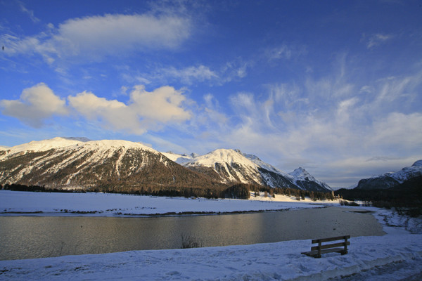 Celerina Oberengadin, Engadine, Graubünden, Schweiz, Switzerland