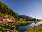 Celerina, Oberengadin, Graubünden, Schweiz