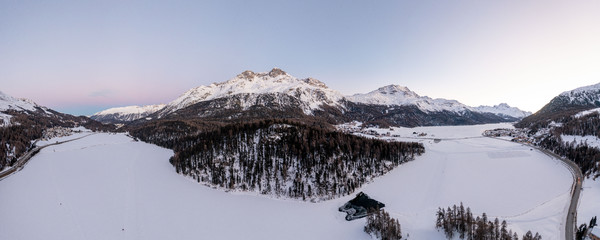 Champfer, St.Moritz, Oberengadin, Engadin, Graubünden, Schweiz, Switzerland