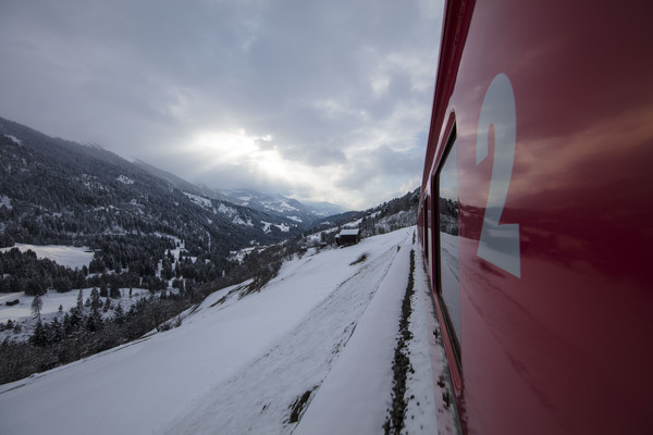 Langwies, Schanfigg, Graubünden, Schweiz