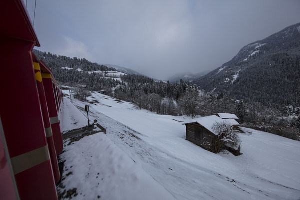 Langwies, Schanfigg, Graubünden, Schweiz