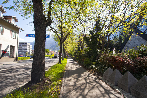 Kasernenstrasse in Chur im Mai