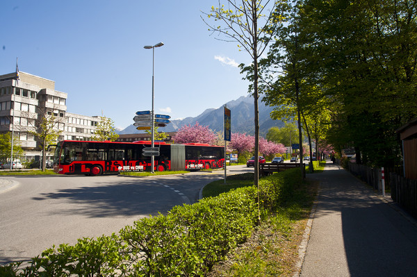 Kasernenstrasse in Chur im Mai