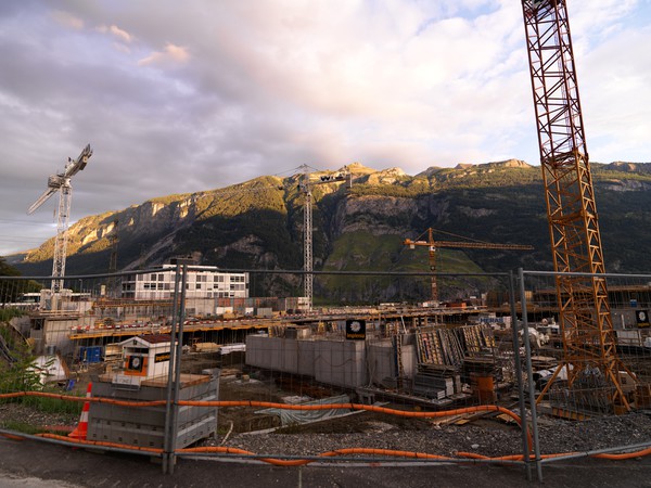 Baustelle bei Chur