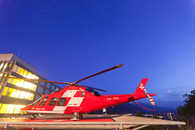 Foto: REGA, Kantonsspital, Helikopter, Chur, Rheintal, Graubünden, Nacht