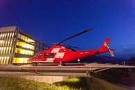 REGA, Kantonsspital, Helikopter, Chur, Rheintal, Graubünden, Nacht