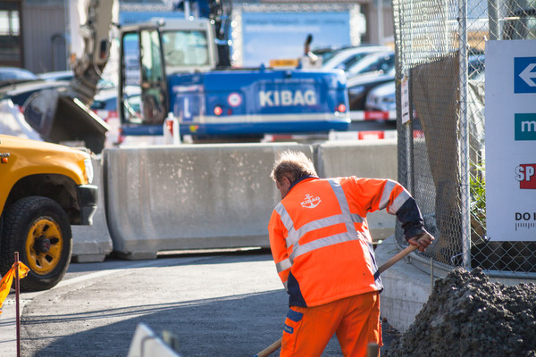 Baustelle, City West, Chur, Rheintal, Graubünden, Schweiz, Switzerland