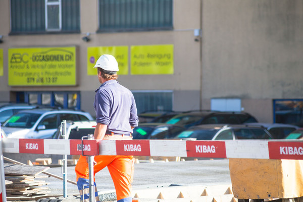 Baustelle, City West, Chur, Rheintal, Graubünden, Schweiz, Switzerland