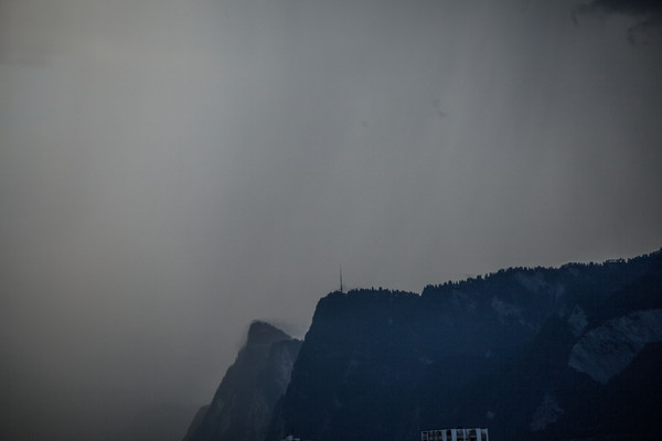 Gewitter über Chur, Rheintal, Graubünden, Schweiz, Switzerland, Wetter, Unwetter, Gewitter, Wolken, Wetter,