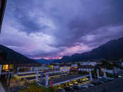 Foto: Morgenstimmung, Chur, Rheintal, Graubünden,