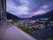 Morgenstimmung, Chur, Rheintal, Graubünden,