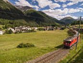Cinuos-chel, Engadin, Graubünden, Schweiz