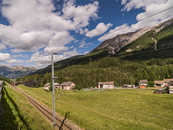 Foto: Cinuos-chel, Engadin, Graubünden, Schweiz