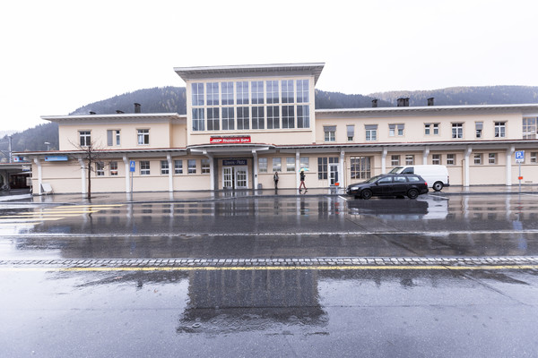 RhB Bahnhof in Davos-Platz