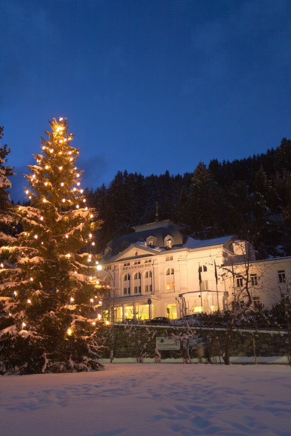 Alpenstadt; Davos; Graubünden; Schweiz; Hotel, Tourismus, Winter, hotel Belvedere