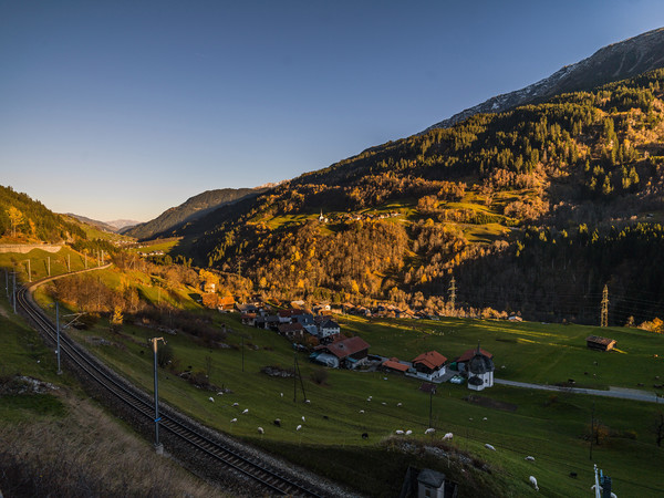 Herbststimmung bei Disla im Bündner Oberland
