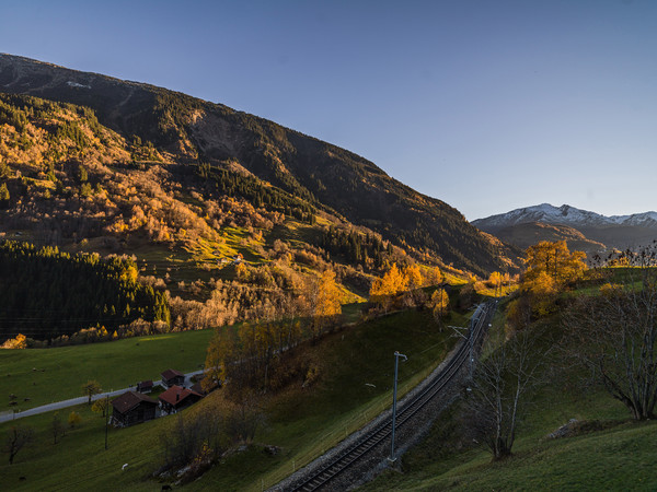 Herbststimmung bei Disla im Bündner Oberland
