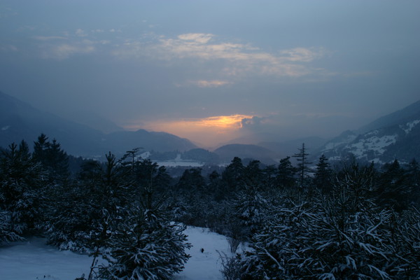 Blick Richtung Bündner Oberland