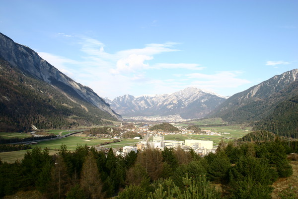 Industriegebiet von Domat/Ems, Graubünden