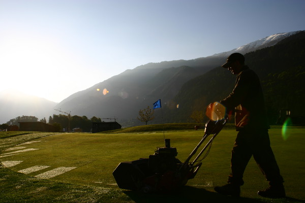 Golfplatz von Domat/Ems, Graubünden