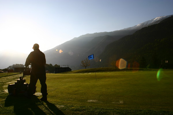 Golfplatz von Domat/Ems, Graubünden