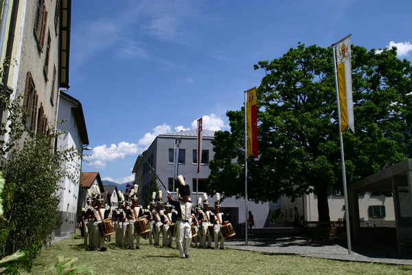 Prozession in Domat/Ems, Graubünden
