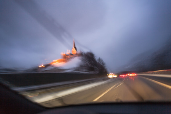 Autobahn bei Domat/Ems