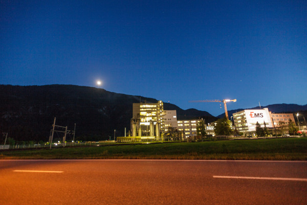 EMS-Chemie bei Domat/Ems in Graubünden