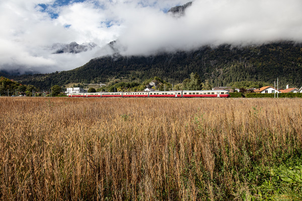 TEE - Nostalgiezug der SBB in Domat/Ems