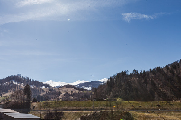 Blick auf Fideris im Prättigau, Graubünden
