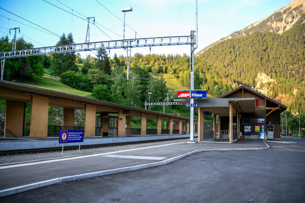 Bahnhof von Filisur im Albulatal