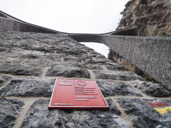 Landwasserviadukt bei Filisur im Albulatal