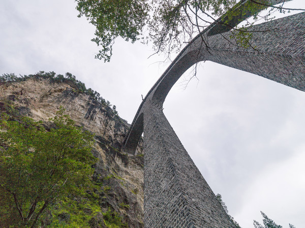 Landwasserviadukt bei Filisur im Albulatal