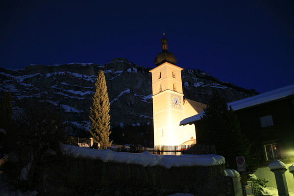 Kirche in Flims Dorf