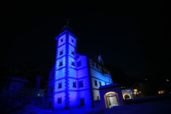 Lichtkunst in Flims