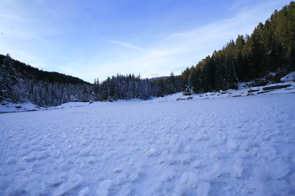 Caumasee im Winter