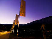 Foto: Abendstimmung in Flims, Graubünden