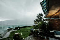 Foto: Gewitter, Flüelen, Badi, Vierwaldstättersee, Uri, Schweiz