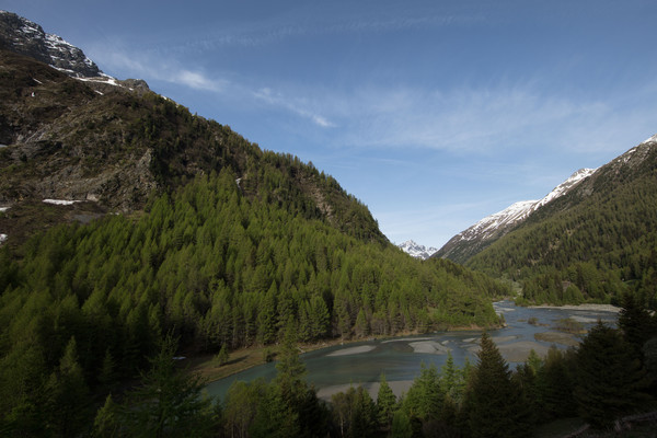 Flüelapass, Graubünden, Schweiz