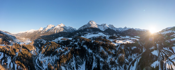 Ftan, Unterengadin, Graubünden, Schweiz