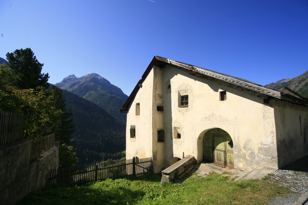 Altes Engadiner Haus in Guarda, Unterengadin, Graub?nden