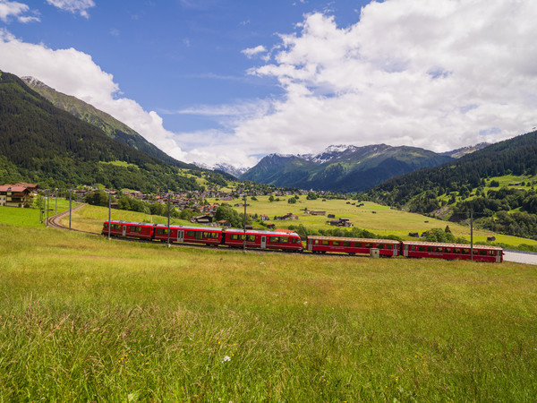 Rhätische Bahn bei Klosters